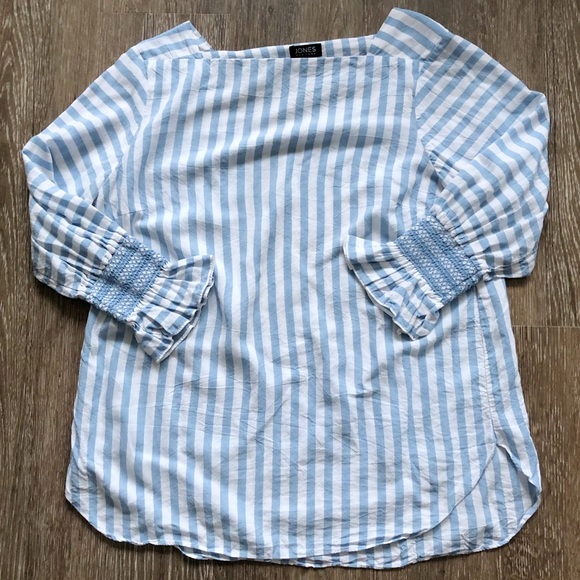 Jones New York Tops - Jones New York Square Neck Ruffle Sleeve Blouse